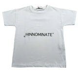 Hinnominate T-Shirt Girocollo Tinta Unita con Stampa per Bambino 3636M00012 BIANCO HINNOMINATE 
