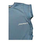 Hinnominate T-Shirt Tinta Unita con Arricci Laterali per Bambina 3646MY00199X AZZURRO POLVERE HINNOMINATE 