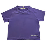 Hinnominate T-Shirt Girocollo Tinta Unita con Logo per Bambina 3646MY00214 VIOLA HINNOMINATE 