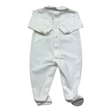 I Delfi Tutina Manica Lunga Tinta Unita per Neonata 25P5100 BIANCO I DELFI 