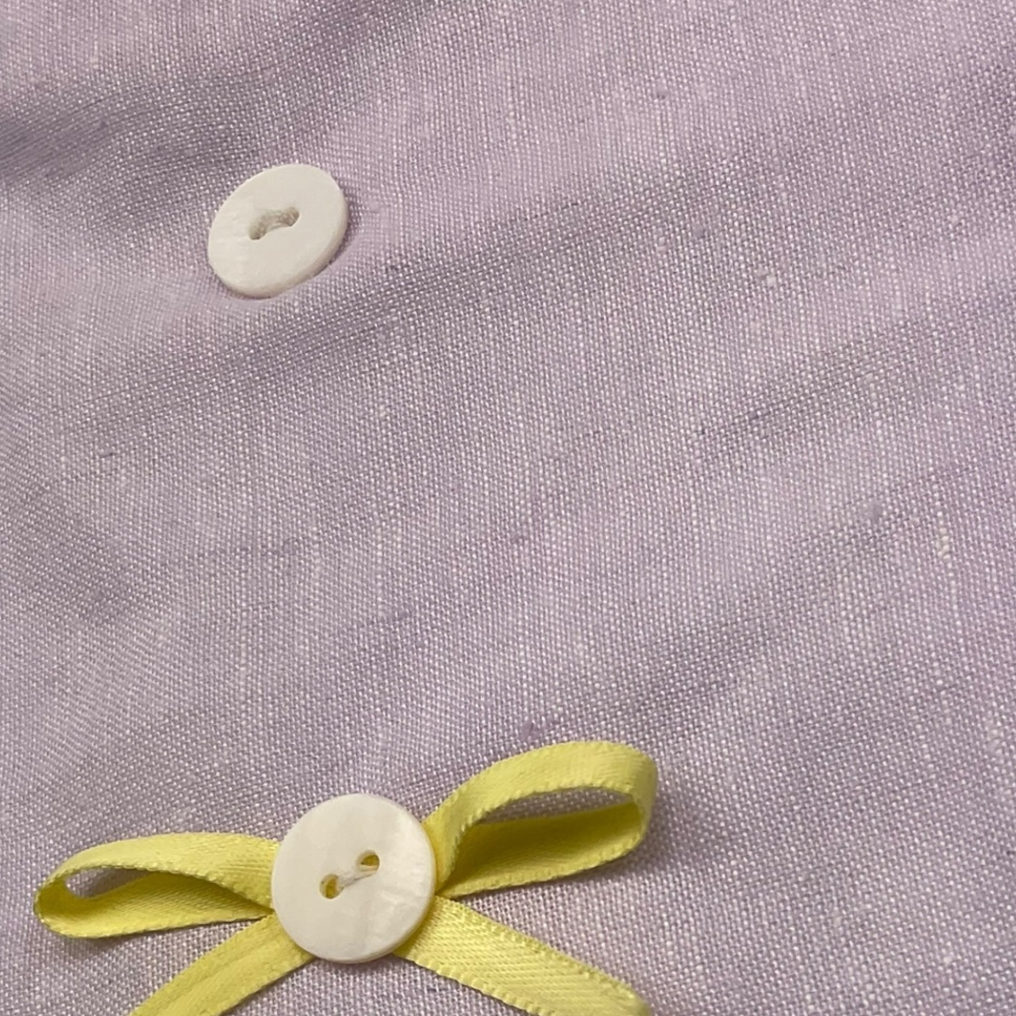 I Delfi Coperta Bicolore con Applicazioni per Neonata 25P5474 BIANCO/LILLA I DELFI 