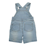 I Do Salopette In Denim Tinta Unita per Neonato 4B177 AZZURRO I DO 
