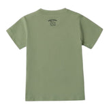 I Do T-Shirt Girocollo Tinta Unita con Stampa per Bambino 4B459 VERDE I DO 