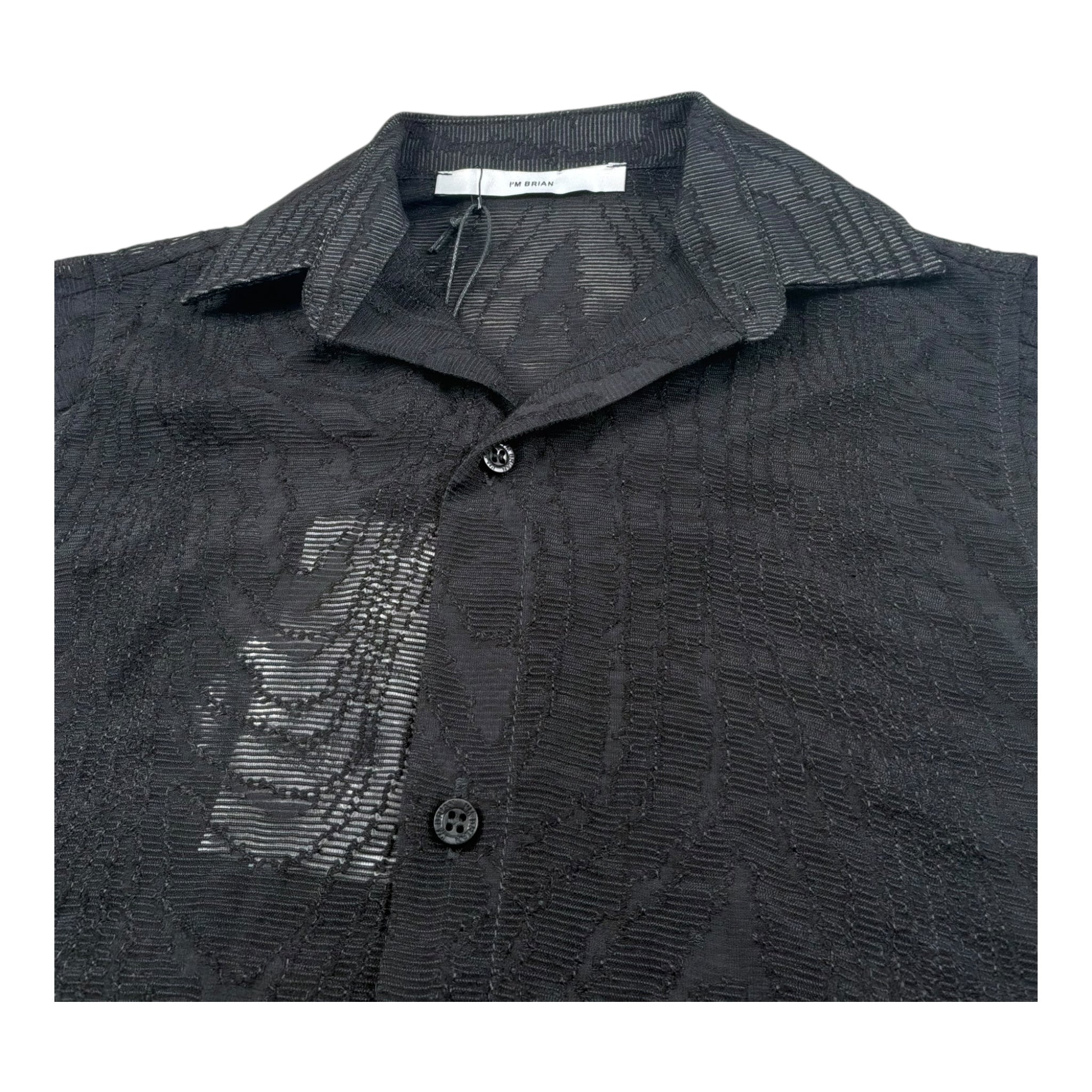 I'Am Brian Camicia Mezza Manica Tinta Unita per Bambino CA3300JX NERO I'AM BRIAN 
