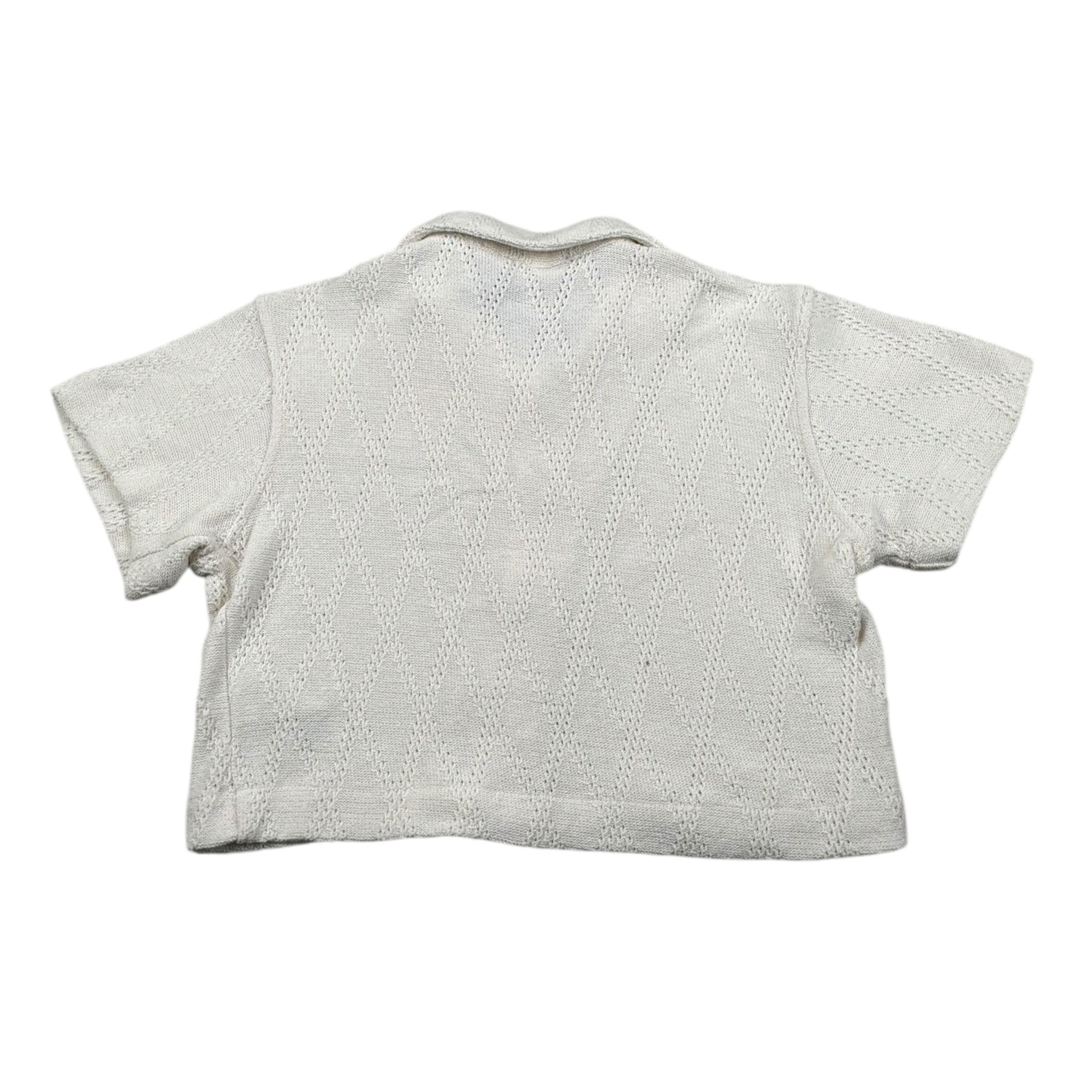 I'Am Brian Camicia Mezza Manica Tinta Unita per Bambino CA3312J PANNA I'AM BRIAN 