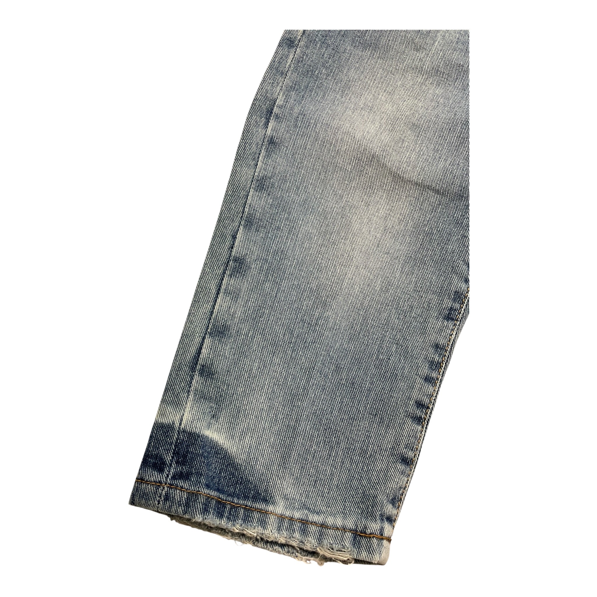 I'M Brian Jeans Tinta Unita con Strappi per Bambino ALEXJ AZZURRO I'M BRIAN 