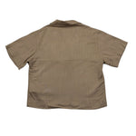 I'M Brian Camicia Mezza Manica Tinta Unita per Neonato CA3283JN MARRONE I'M BRIAN 