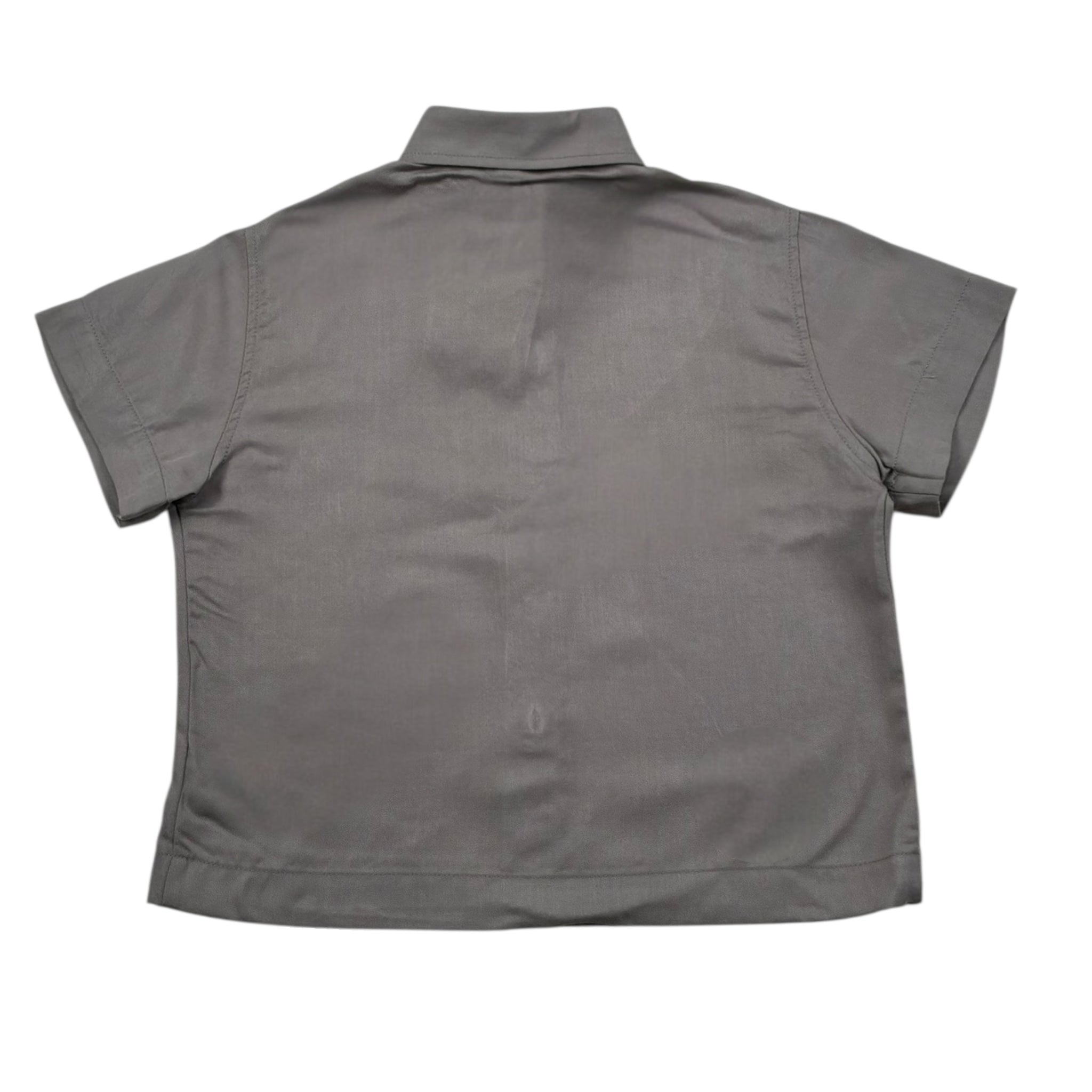 I'M Brian Camicia Mezza Manica Tinta Unita per Neonato CA3298JN GRIGIO I'M BRIAN 
