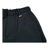 I'M Brian Pantalone Tinta Unita con Girovita Regolabile per Neonato PA2208J NERO I'M BRIAN 