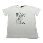 I'M Brian T-Shirt Girocollo tinta unita con Stampa Bianco per Bambino PA2659 BIANCO I'M BRIAN 