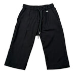 I'M Brian Pantalone Tinta Unita con Elastico In Vita per Bambino PA3269JXX NERO I'M BRIAN 