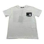 I'M Brian T-Shirt Girocollo tinta unita con Stampa Bianco per Neonato TS1205J BIANCO I'M BRIAN 