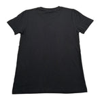 I'M Brian T-Shirt Girocollo tinta unita con Stampa Nero per Bambino TS1457J NERO I'M BRIAN 