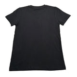 I'M Brian T-Shirt Girocollo tinta unita con Stampa Nero per Bambino TS1457J NERO I'M BRIAN 
