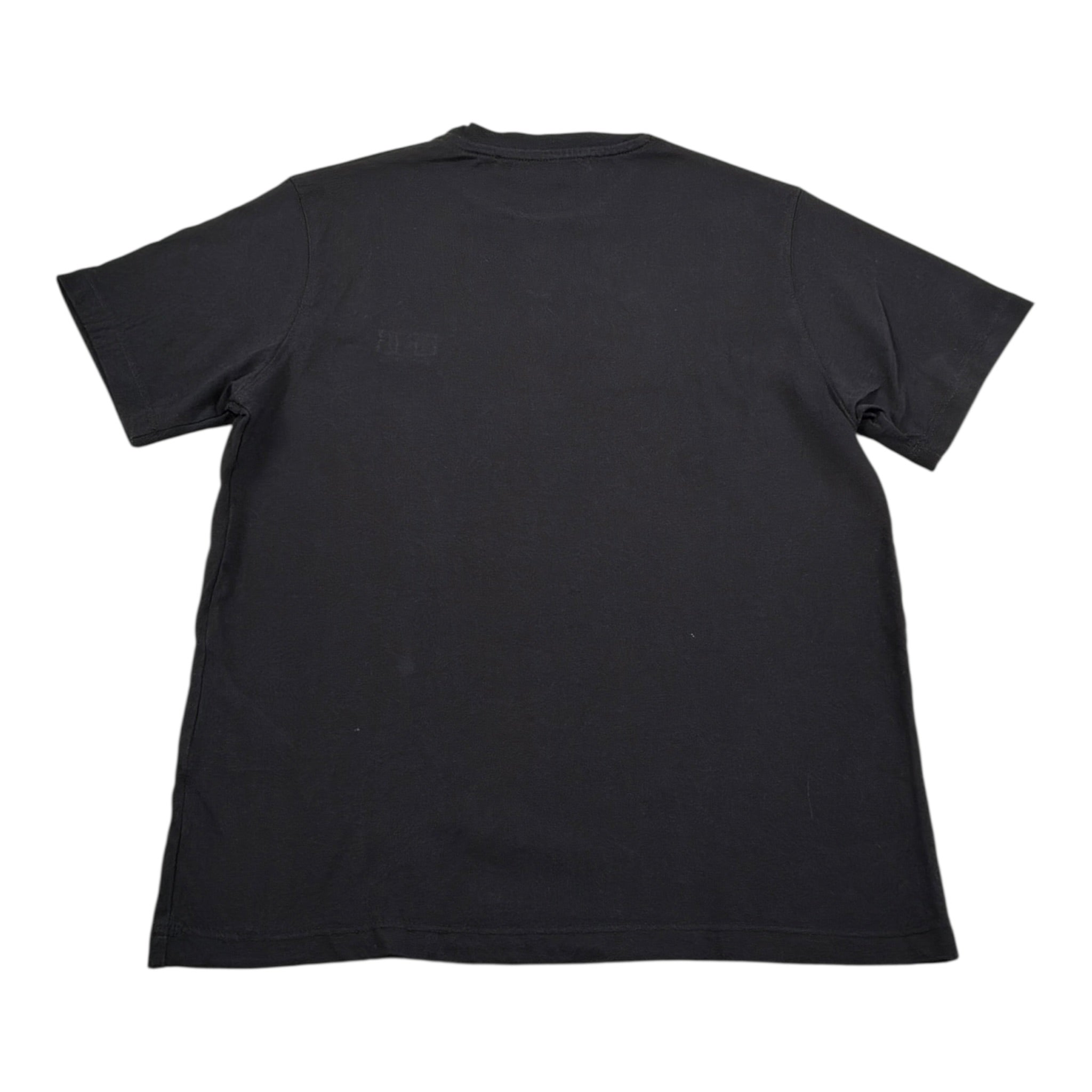 I'M Brian T-Shirt tinta unita con Stampa Nero per Bambino TS1924J NERO I'M BRIAN 