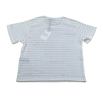 I'M Brian T-Shirt Tinta Unita Traforata per Bambino TS3336J PANNA I'M BRIAN 