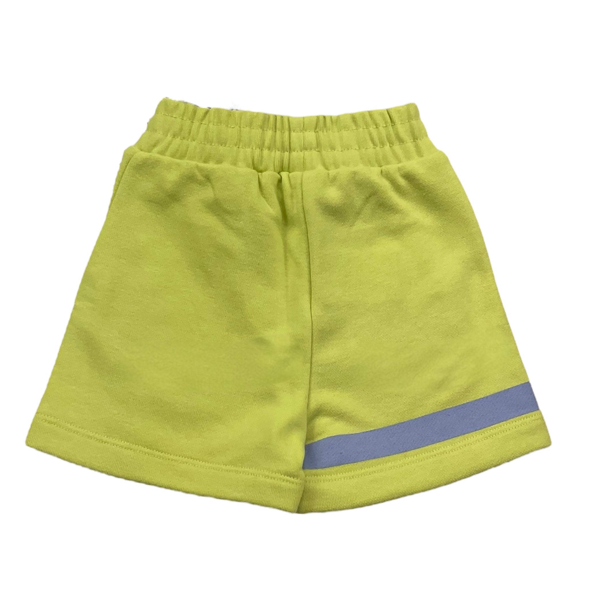 Iceberg Bermuda Felpa Tinta Unita con Stampa per Neonato BFICE5102B VERDE ICEBERG 