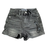 Iceberg Bermuda In Denim Tinta Unita con Logo per Neonato BMICE50108B NERO ICEBERG 