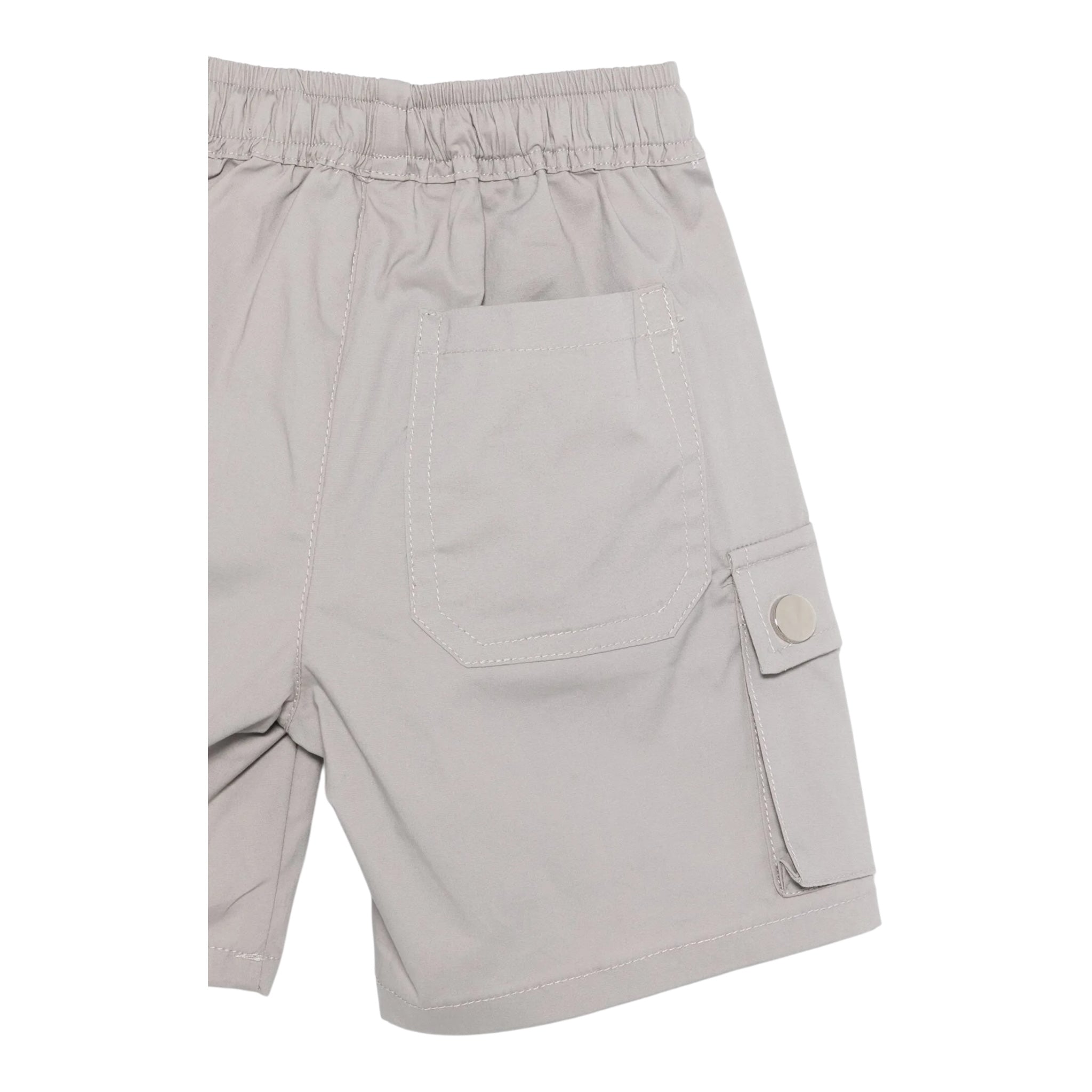 Iceberg Bermuda Tinta Unita con Elastico In Vita per Neonato BMICE5113B GRIGIO ICEBERG 