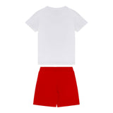 Iceberg Completo 2 Pezzi T-Shirt-Bermuda per Bambino CMBICE5102BJ BIANCO/ROSSO ICEBERG 