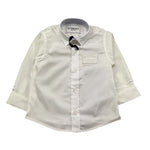 Iceberg Camicia Manica Lunga Tinta Unita con Logo per Bambino CMICE5103BJ PANNA ICEBERG 