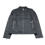 Iceberg Giubbino In Ecopelle Tinta Unita con Zip per Bambino GBICE5101J NERO ICEBERG 
