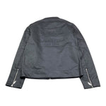 Iceberg Giubbino In Ecopelle Tinta Unita con Zip per Bambino GBICE5101J NERO ICEBERG 