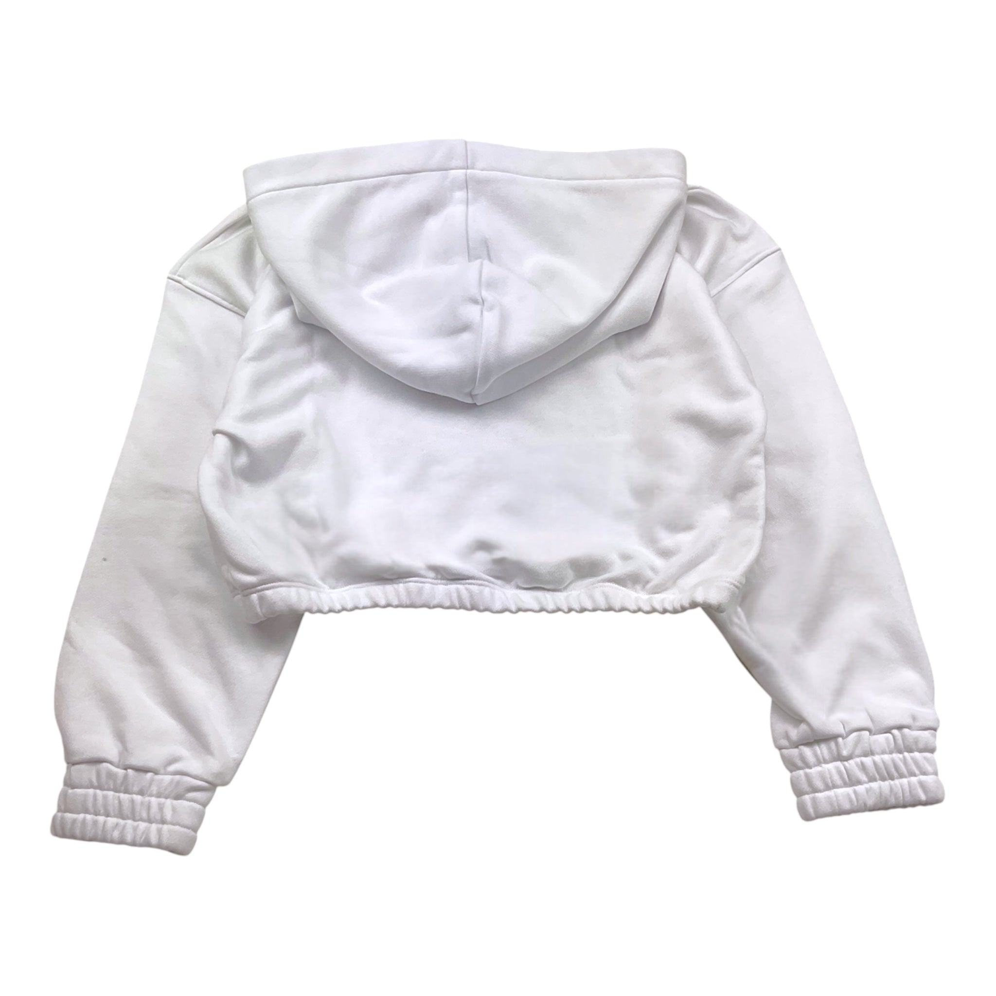 Iceberg Felpa Tinta Unita con Cappuccio E Brillantini per Bambina MFICE4150J BIANCO ICEBERG 