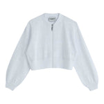 Iceberg Felpa con Zip tinta unita Traforata Bianco per Bambina MGICE5150J BIANCO ICEBERG 