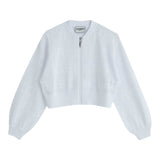Iceberg Felpa con Zip tinta unita Traforata Bianco per Bambina MGICE5150J BIANCO ICEBERG 