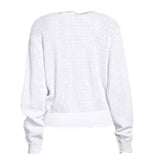 Iceberg Felpa Tinta Unita con Zip Traforata per Bambina SHICE5159J BIANCO ICEBERG 