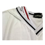 Iceberg T-Shirt Scollo A V Tinta Unita per Bambina TSICE4162J BIANCO ICEBERG 