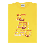 Iceberg T-Shirt Girocollo Tinta Unita per Bambino TSICE5116J GIALLO ICEBERG 