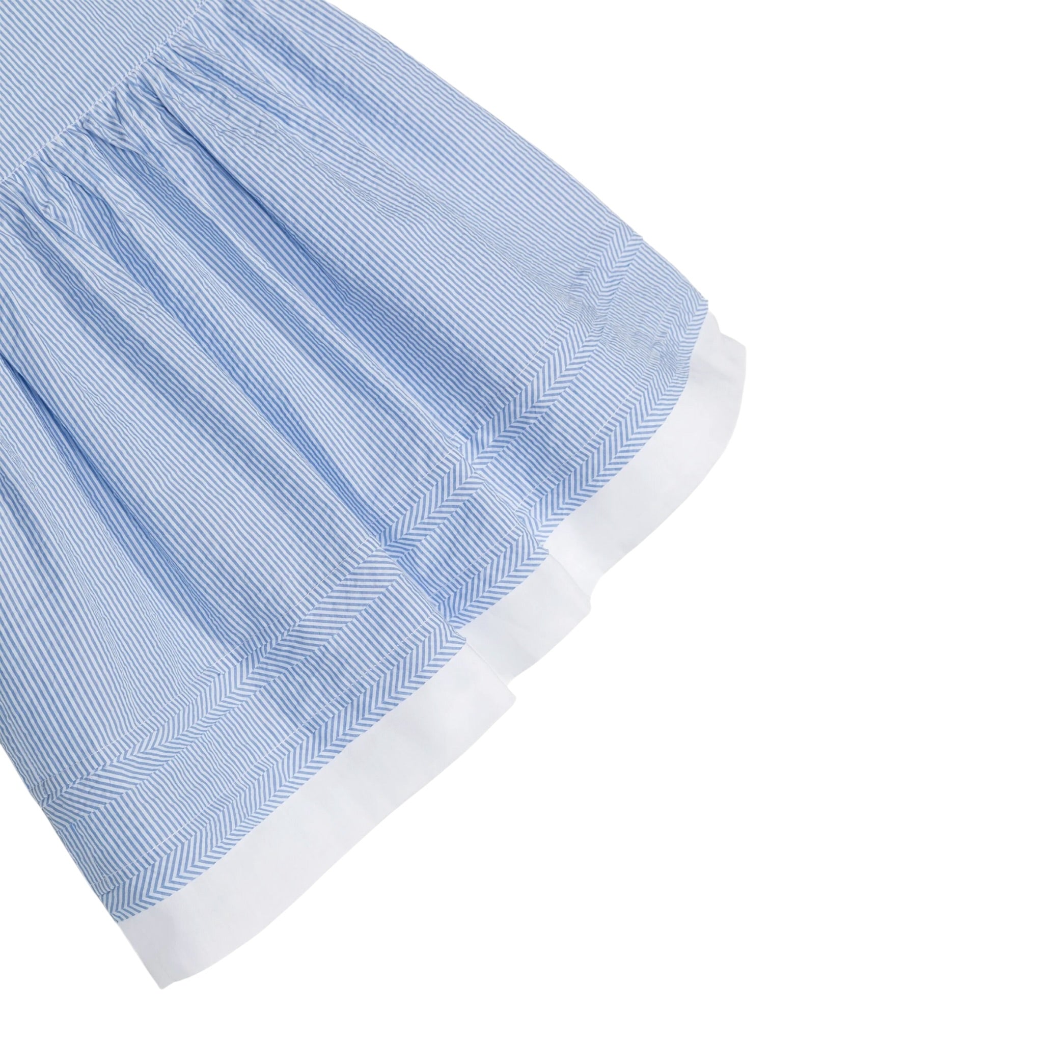 Il Gufo Abito Giromanica Fantasia A Righe per Neonata P24VA321C1080N AZZURRO IL GUFO 