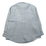 Il Gufo Camicia Manica Lunga Tnta Unita Collo Coreano per Bambino P25CL110L6006 AZZURRO IL GUFO 