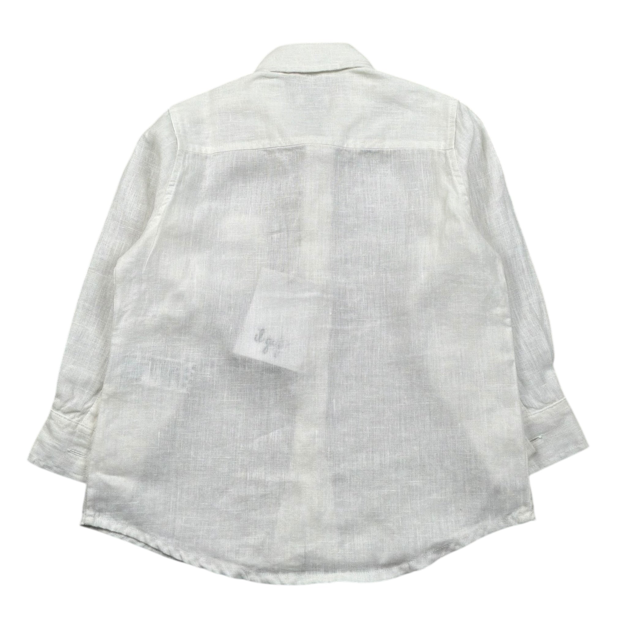 Il Gufo Camicia Manica Lunga Tnta Unita Collo Coreano per Neonato P25CL110L6006N PANNA IL GUFO 