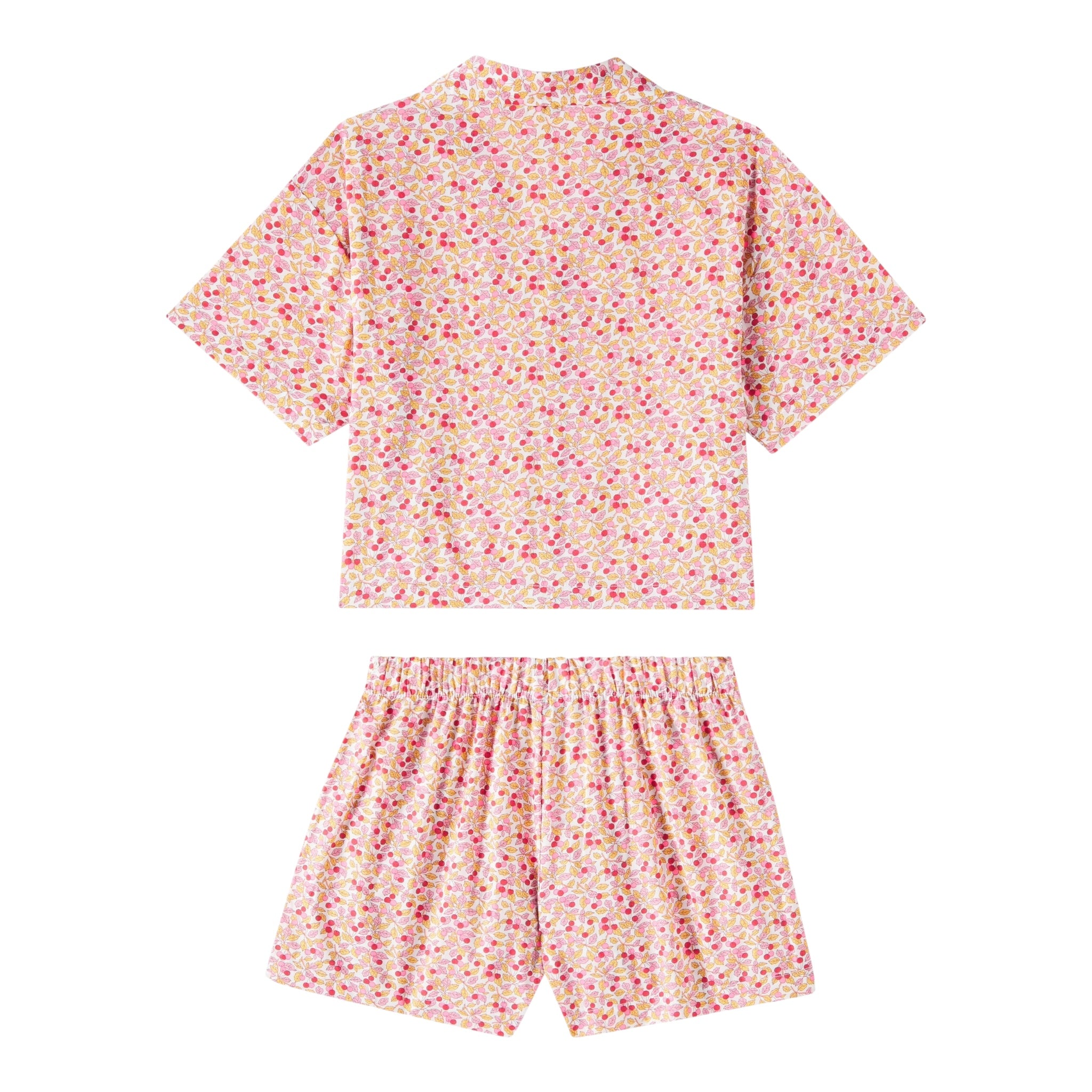 Il Gufo Completo 2 Pezzi Camicia-Short per Neonata P25DP489C4139N BIANCO/ROSA IL GUFO 