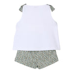 Il Gufo Completo 2 Pezzi Canotte-Culotte per Neonata P25DP528MF032 BIANCO IL GUFO 