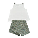 Il Gufo Completo 2 Pezzi Canotte-Culotte per Neonata P25DP528MF032X BIANCO IL GUFO 