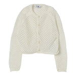 Il Gufo Cardigan Tinta Unita Traforato per Neonato P25GF440EM109 PANNA IL GUFO 