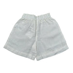 Il Gufo Short Tinta Unita con Elastico In Vita per Neonata P25PB181L6009 BIANCO IL GUFO 