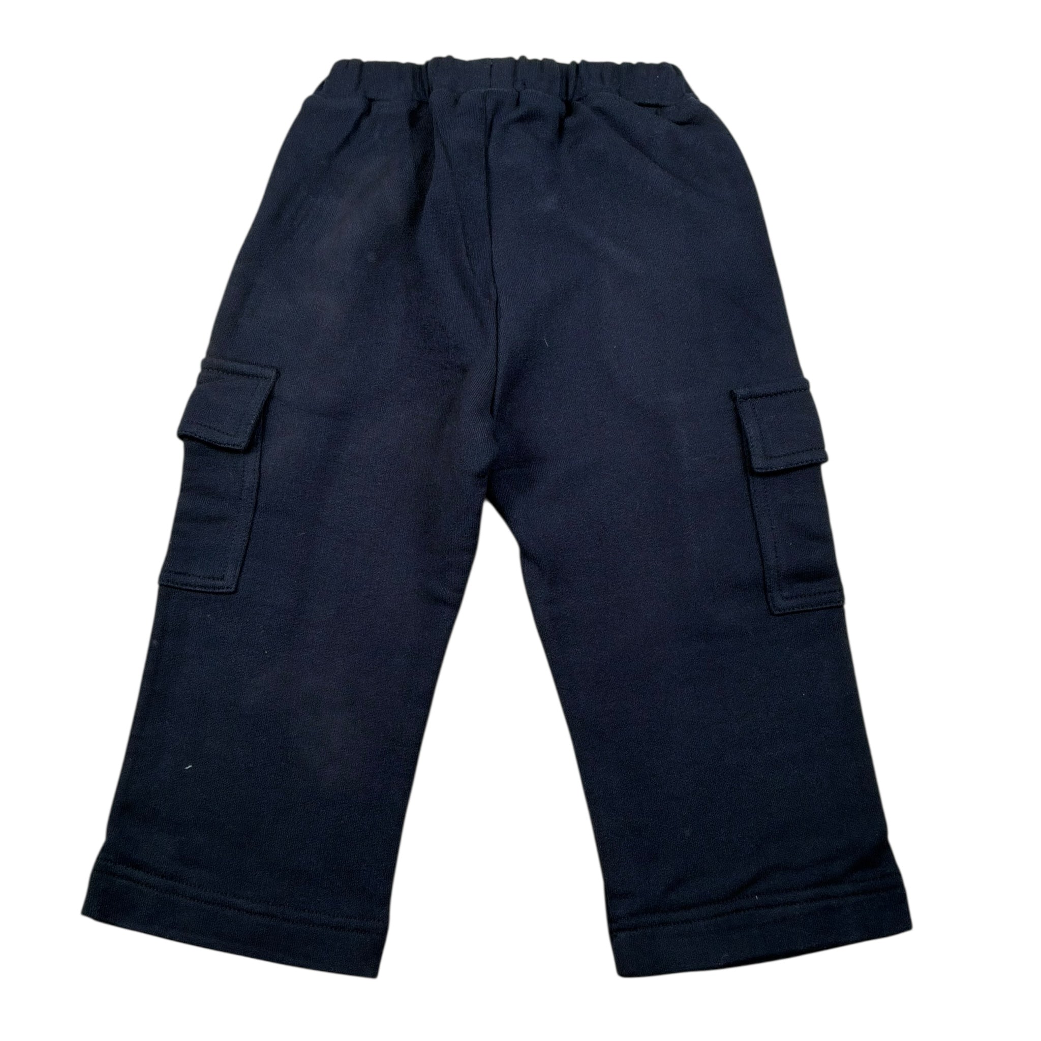 Il Gufo Pantalone Tuta Tinta Unita con Tasconi per Neonato P25PL436M0116 BLU IL GUFO 