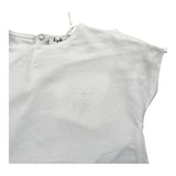 Il Gufo T-Shirt Girocollo Tinta Unita per Neonata P25TS47MF032 BIANCO IL GUFO 