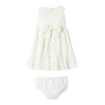 Il Gufo Set Abito-Coulotte Tinta Unita con Margherita per Neonata P25VA330C5053 BIANCO IL GUFO 