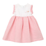 Il Gufo Abit Giromanica Bicolore Fantasia A Righe per Neonata P25VA331C1080 BIANCO/ROSA IL GUFO 