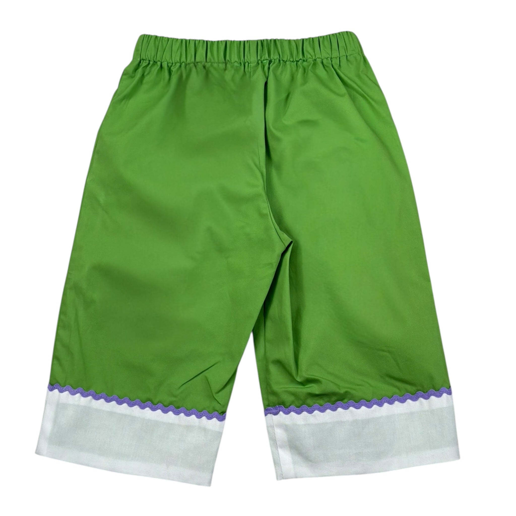 Ilfarobimbi Pantalone tinta unita con Elastico In Vita Verde per Neonata IFB50484X VERDE ILFAROBIMBI 