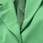 Illiana Giacca Tinta Unita Modello Crop per Bambina 534 VERDE ILLIANA 