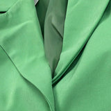 Illiana Giacca Tinta Unita Modello Crop per Bambina 534 VERDE ILLIANA 