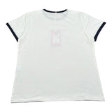 Imperial Kids T-Shirt Girocollo Tinta Unita con Stampa per Bambina MBB8032G75 BIANCO IMPERIAL KIDS 