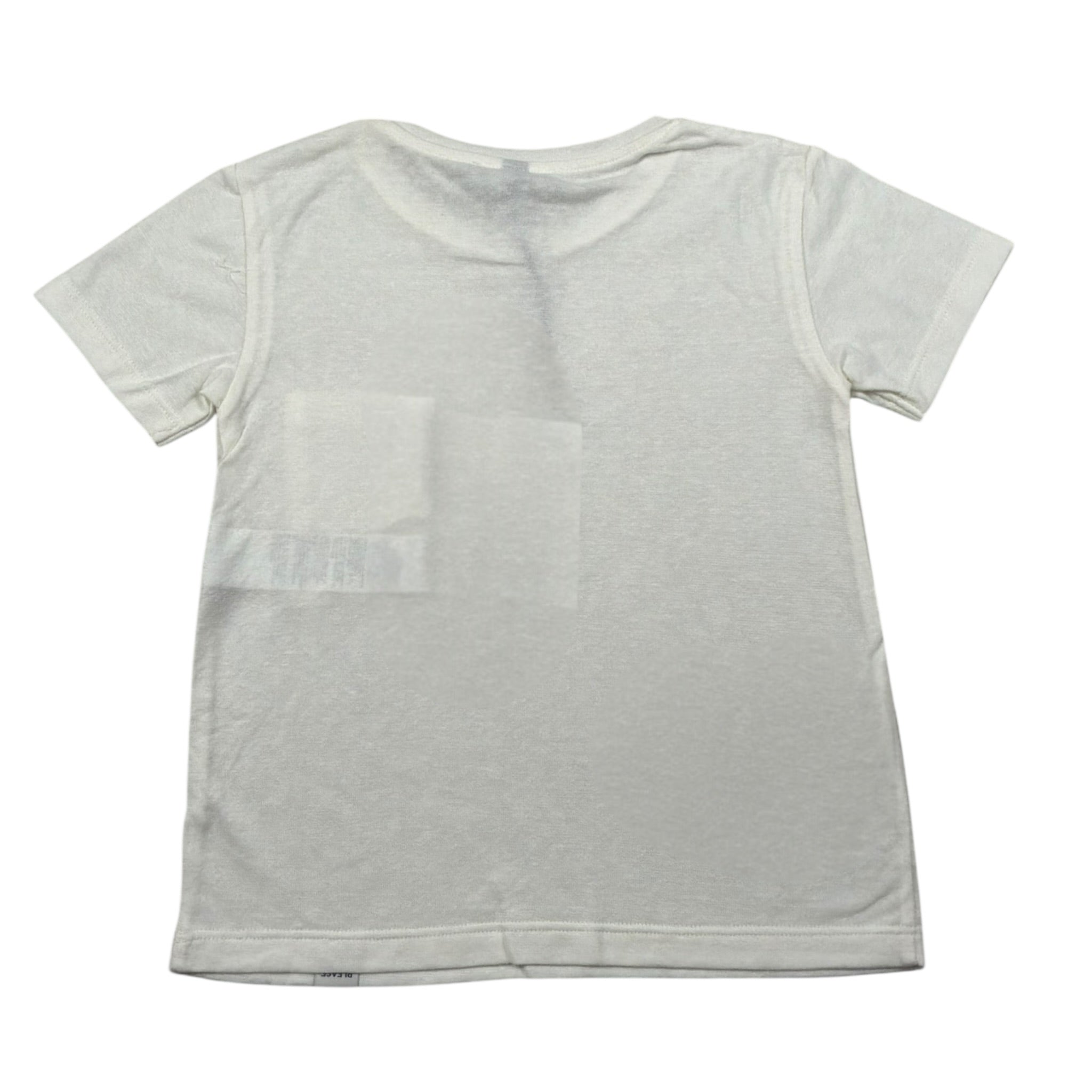 Imperial Kids T-Shirt Tinta Unita con Taschino per Bambino MBB9030B72 PANNA IMPERIAL KIDS 